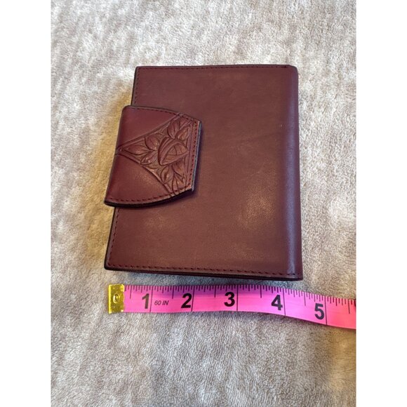 Vintage Rolfs Tooled Leather Chocolate Brown - Picture 8 of 10